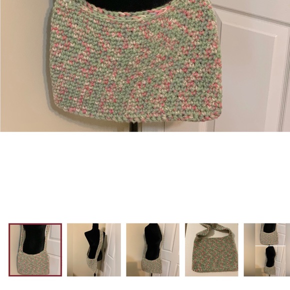 Crossbody Bag, handmade,
crocheted - Picture 5 of 15